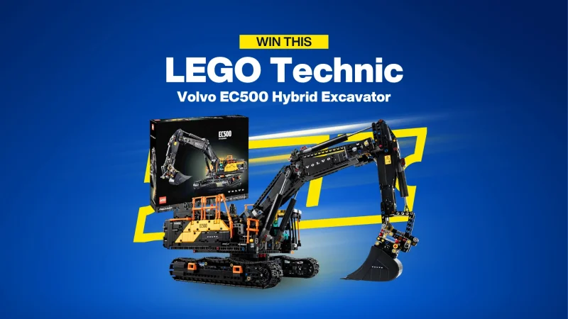 Lego Volvo Hybrid Excavator