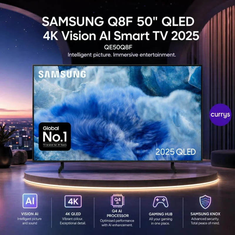 SAMSUNG Q8F 50" QLED 4K VISION AI SMART TV #22