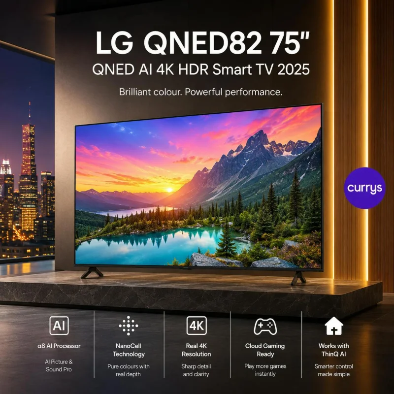 LG QNED82 75" QNED AI 4K HDR SMART TV #22