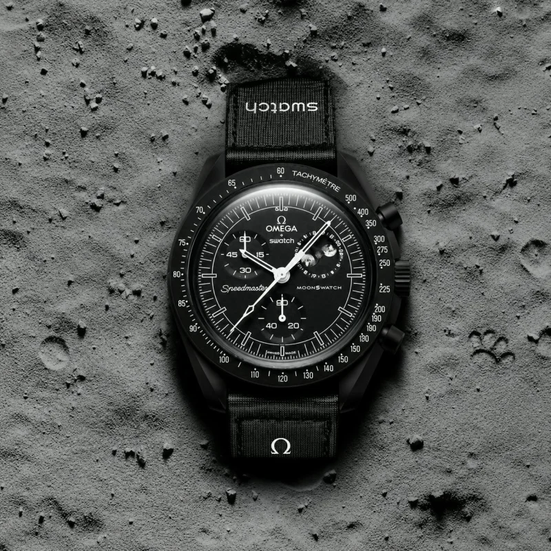 SWATCH X OMEGA SNOOPY MOONPHASE BLACK #22