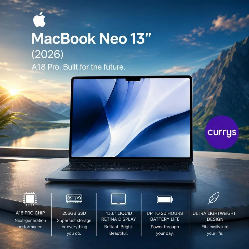 APPLE MACBOOK NEO 13" (2026) A18 PRO 256GB – INDIGO #22
