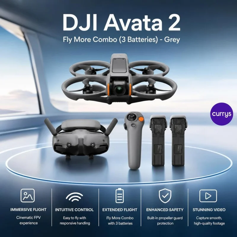 DJI Avata 2 Fly More Combo (3 Batteries) - Grey #2