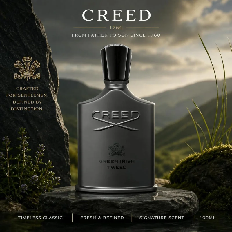 NEW CREED GREEN IRISH TWEED 100ML #19