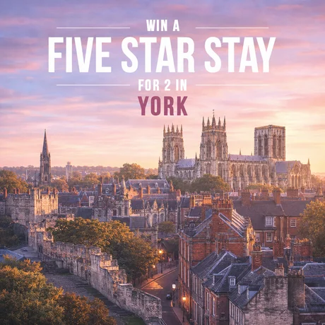 2 Night 5★ York Getaway for 2 + £250