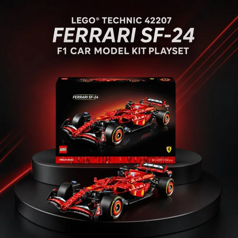 LEGO® TECHNIC 42207 FERRARI SF-24 F1 CAR MODEL KIT PLAYSET #1