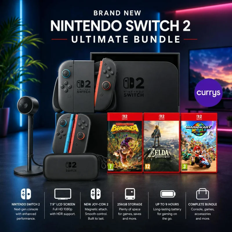 BRAND NEW NINTENDO SWITCH 2 ULTIMATE GAMING BUNDLE #22