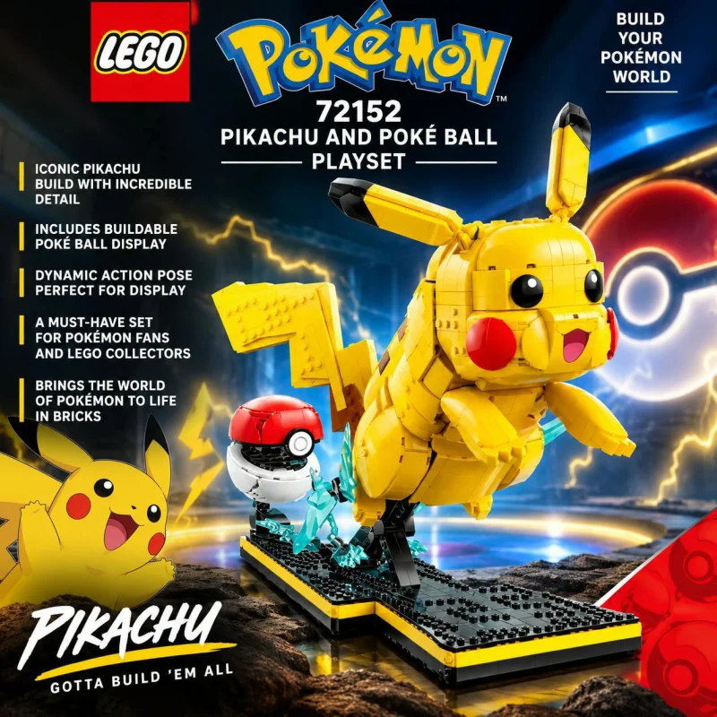 LEGO® POKÉMON™ 72152 PIKACHU AND POKÉ BALL PLAY SET #2