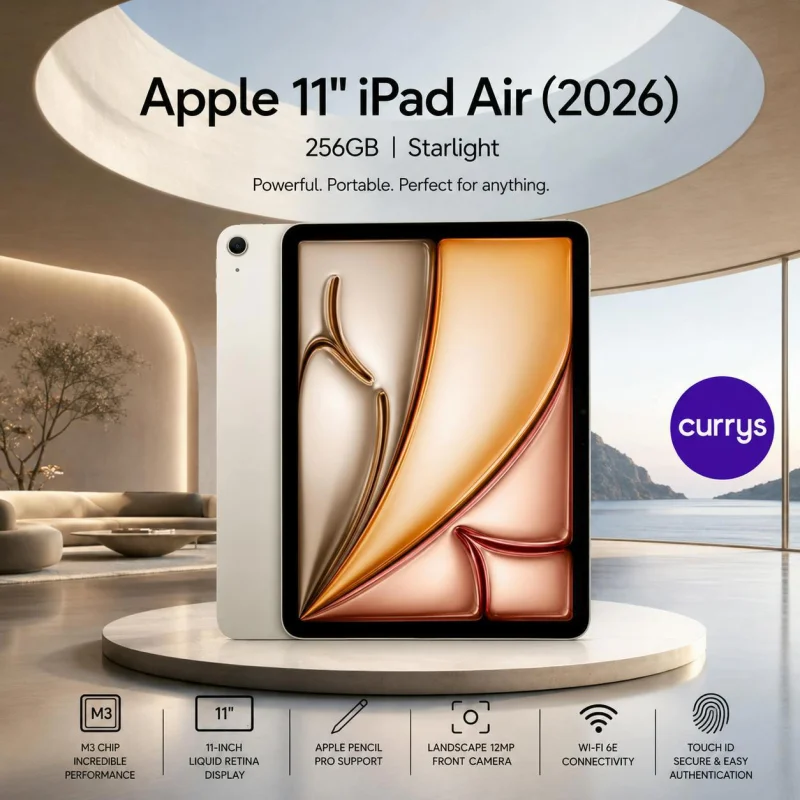 APPLE 11" IPAD AIR (2026) 256GB STARLIGHT – M4 CHIP #22