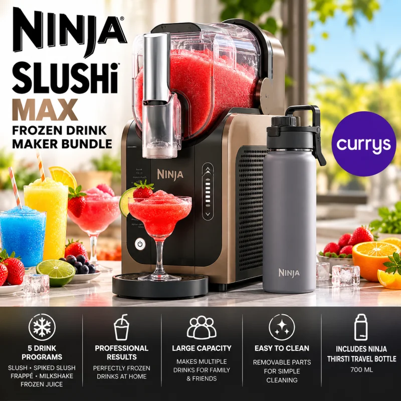 NINJA SLUSHIE FROZEN DRINKS MAKER BUNDLE #1