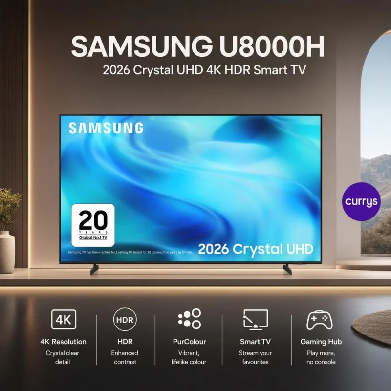 SAMSUNG U8000H 65" Crystal UHD 4K HDR Smart TV 2026 #2