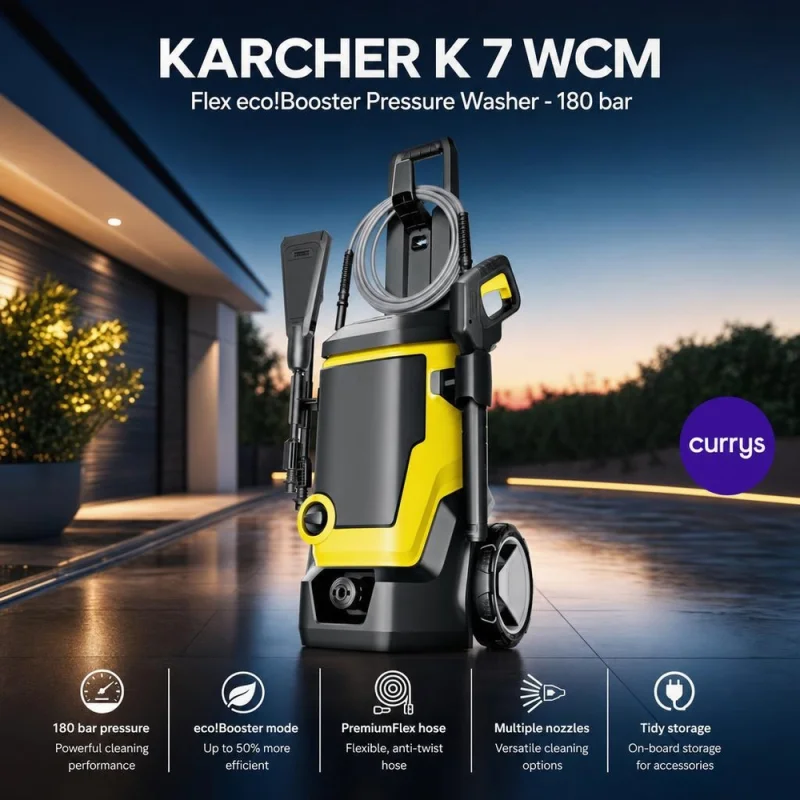 KARCHER K 7 WCM Flex eco!Booster Pressure Washer - 180 bar #2