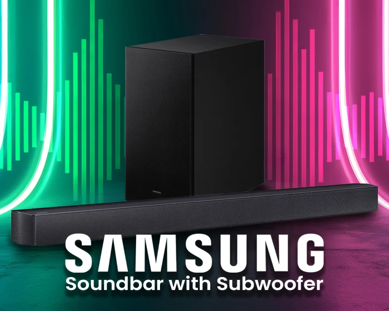 Win A Samsung Soundbar & Subwoofer!