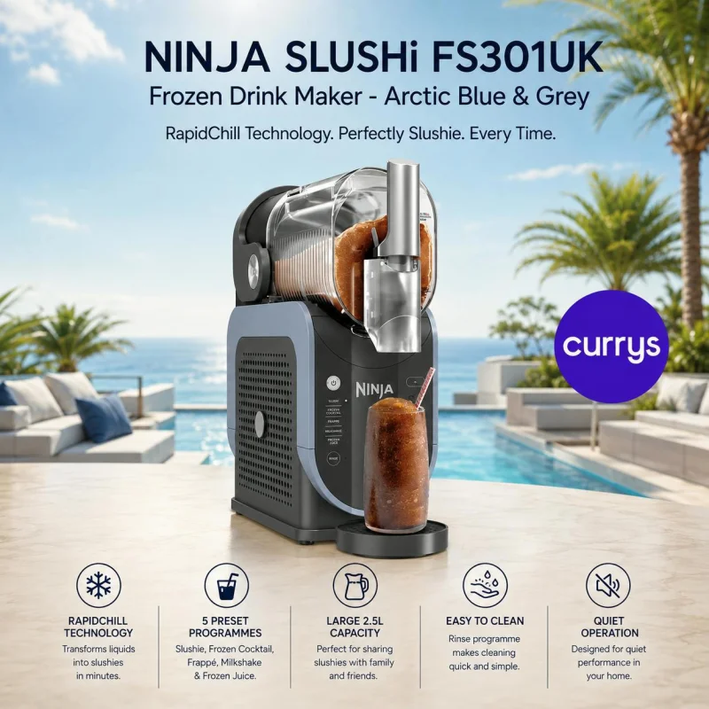 NINJA SLUSHI FS301UK FROZEN DRINK MAKER – 5 FROZEN DRINK PRESETS #22
