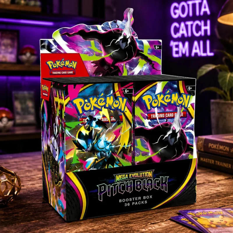 NEW RELEASE POKEMON TCG PITCH BLACK BOOSTER BOX 36 PACKS #30