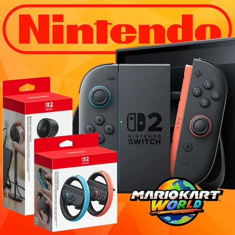 Nintendo Switch 2 + Mario Kart World + Camera Bundle 6th Oct 26