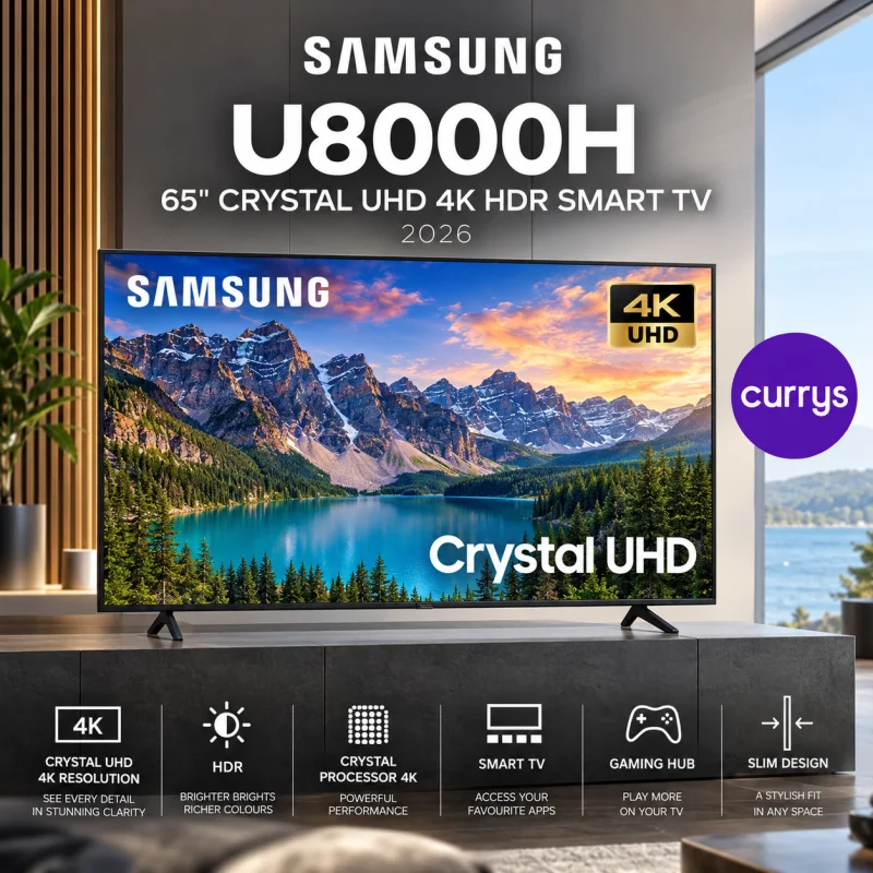SAMSUNG U8000H 65" Crystal UHD 4K HDR Smart TV 2026 - UE65U8000H #1