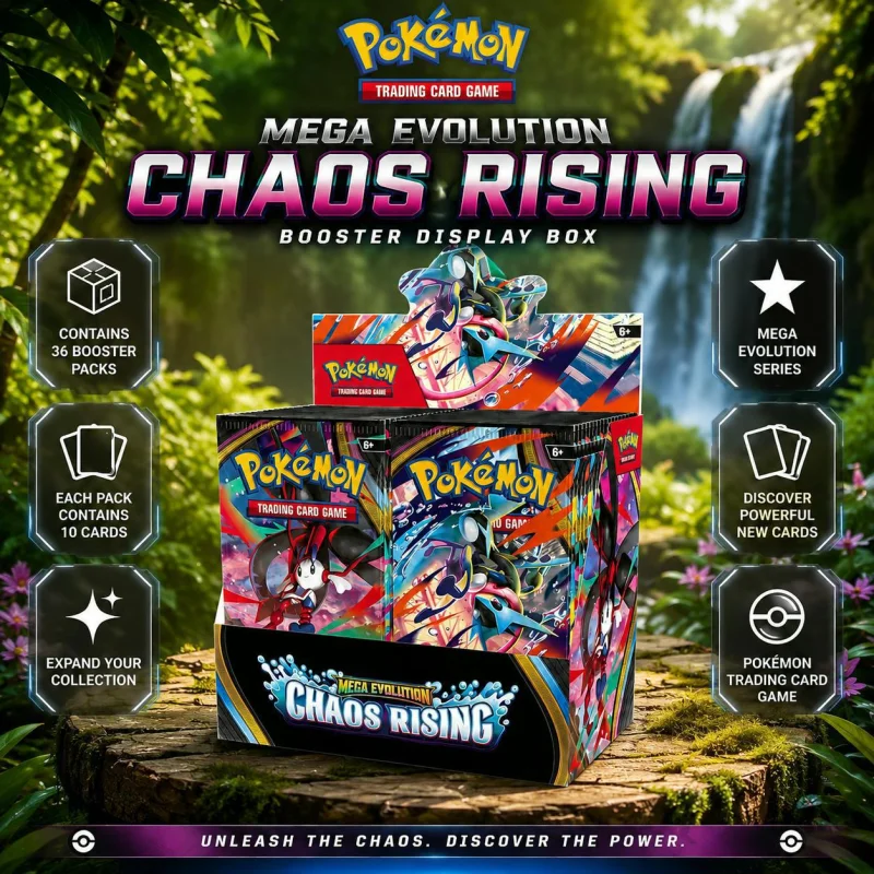 POKÉMON TCG: MEGA EVOLUTION-CHAOS RISING BOOSTER DISPLAY BOX (36 PACKS) #35