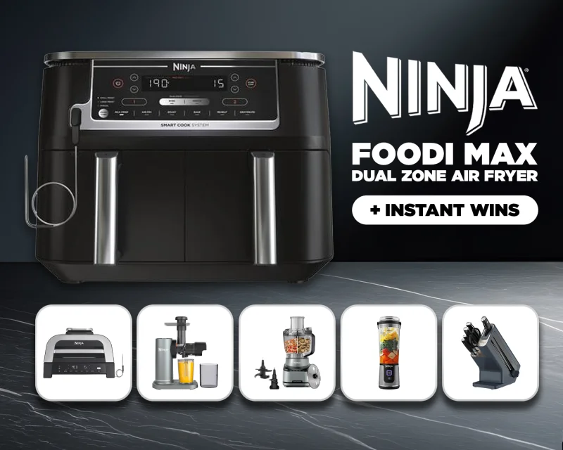 Win A Ninja Foodie Max Air Fryer + Instant wins!